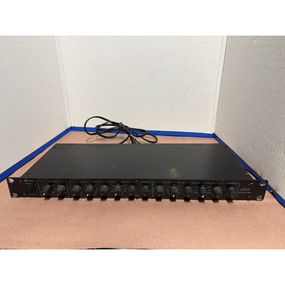 GLi Pro CX-600 3-Way Stereo Electronic Crossover Rack Mount Tested